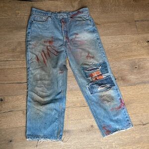 Levi’s Distressed Button Up Jeans